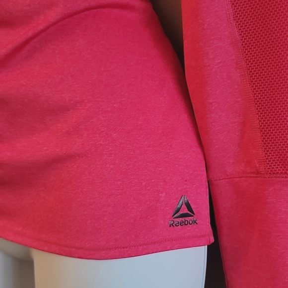 Reebok Active Mesh Arm Long Sleeve Workout Shirt Size Small - Picture 3 of 5